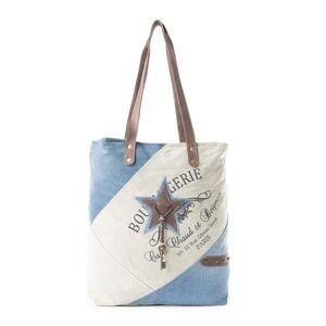Blue Star Key Tote Bag